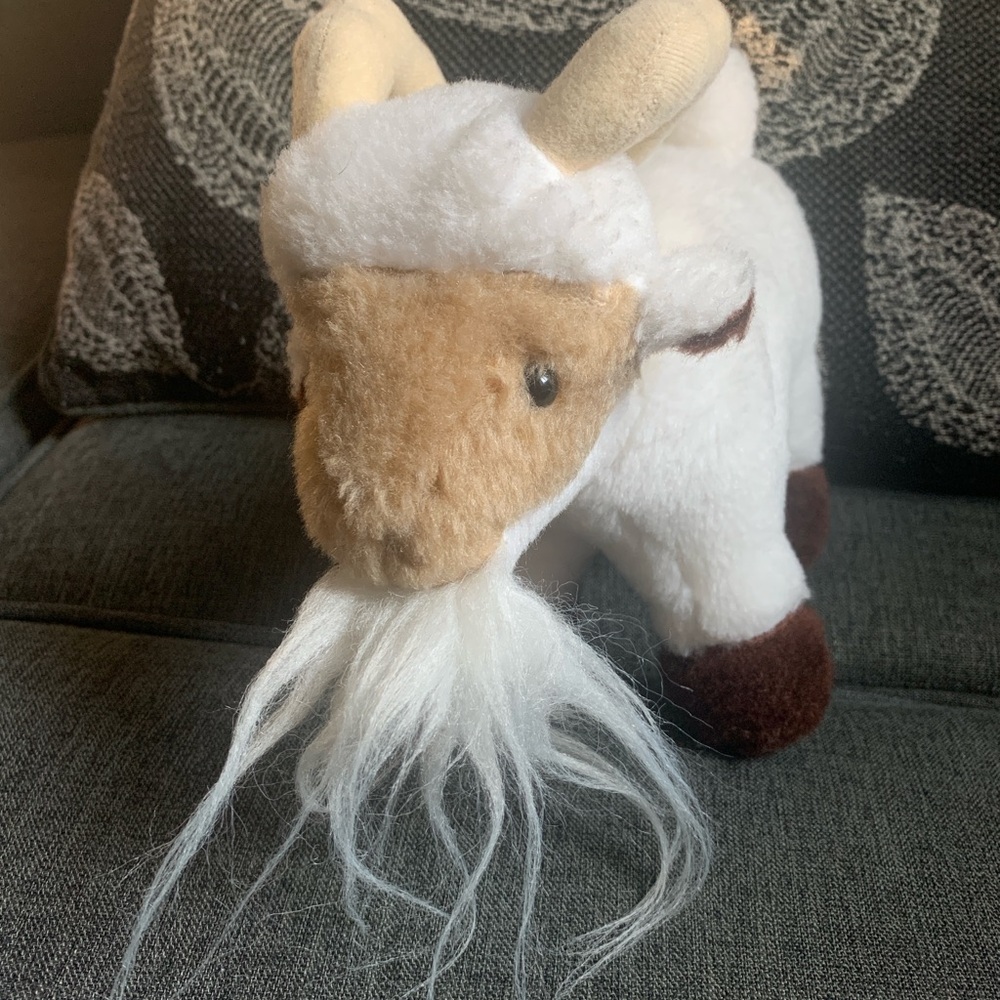 Stuffed Goat Toy 🐐